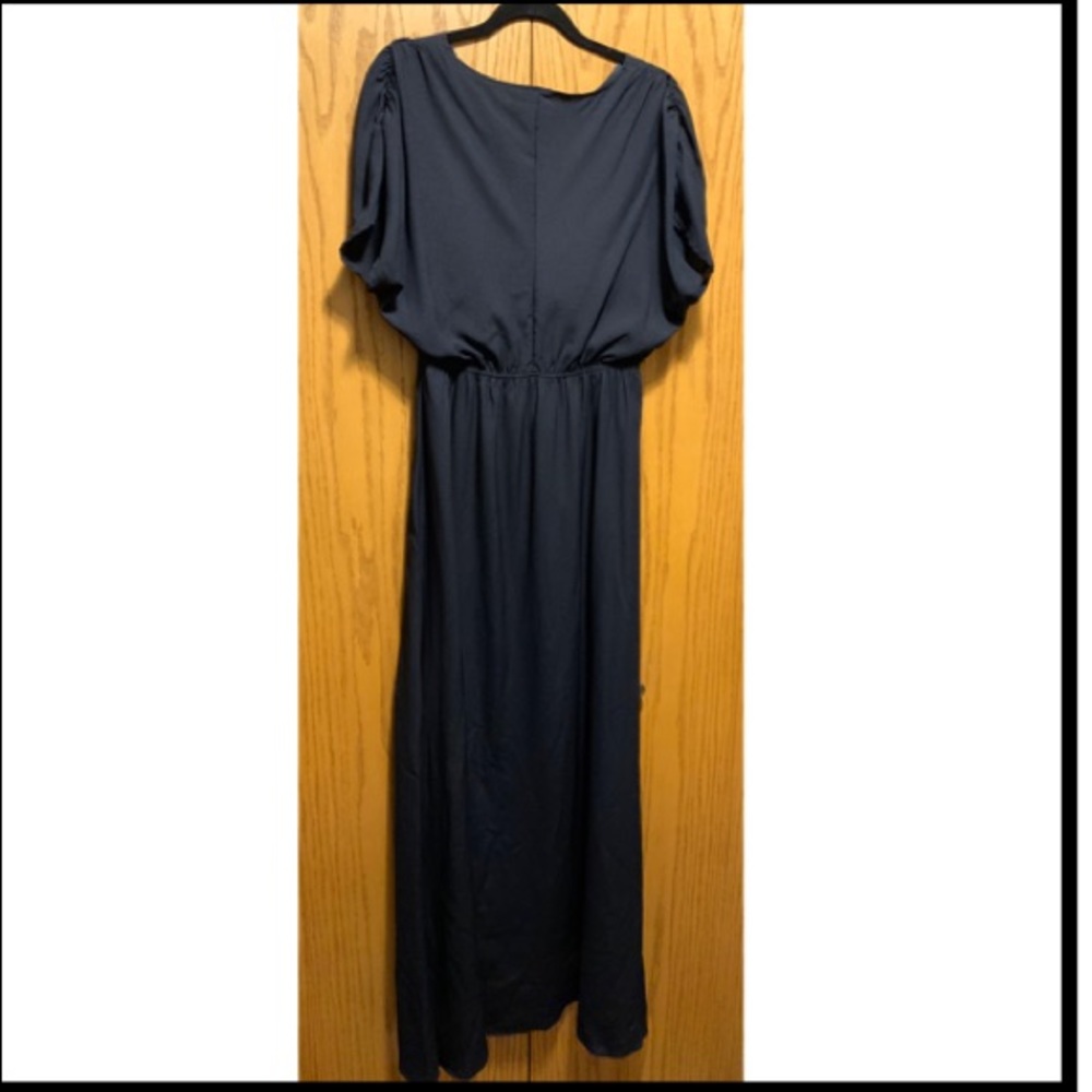 Navy blue maxi dress